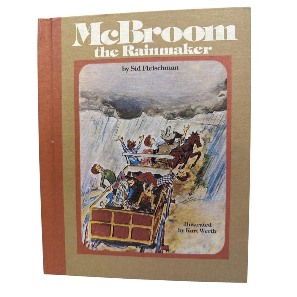 McBroom The‎ Rainmaker Sid Fleischman Vintage Hardcover Illustrated